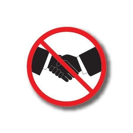 Ergomat 32in CIRCLE SIGNS - No Handshaking DSV-SIGN 1024 #6245 -UEN